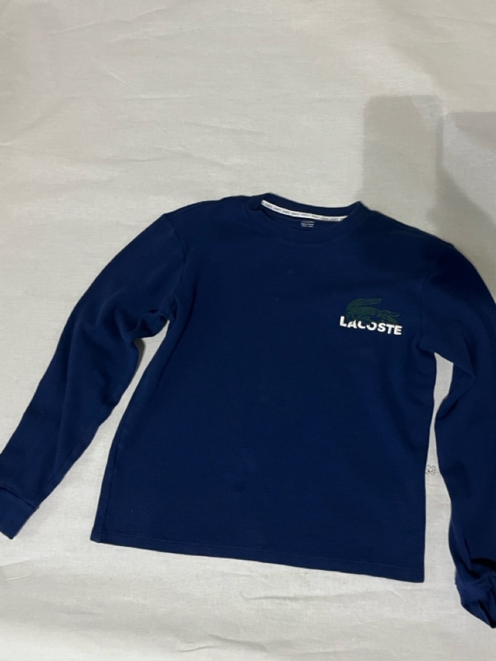Lacoste Navy Long-Sleeve men’s top